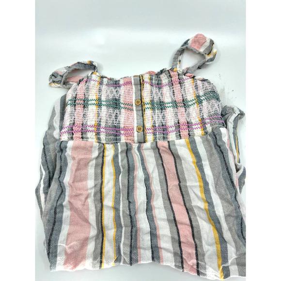 Cat and Jack Pant Jumpsuit Romper 4T Pink Gray and White - Picture 3 of 5